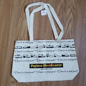 NEW Payless canvas tote bag